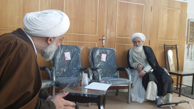 منزل آیة الله دوزدوزانی قم_ناهار (94/11/22)