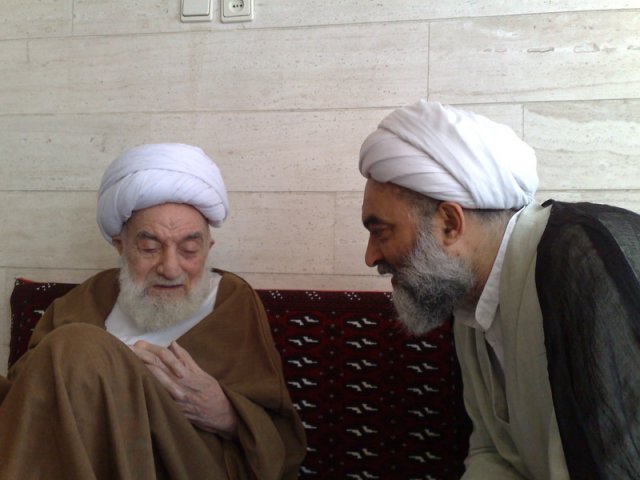 دیدار ایت الله نجفی ازمراجع وعلمای مشهد