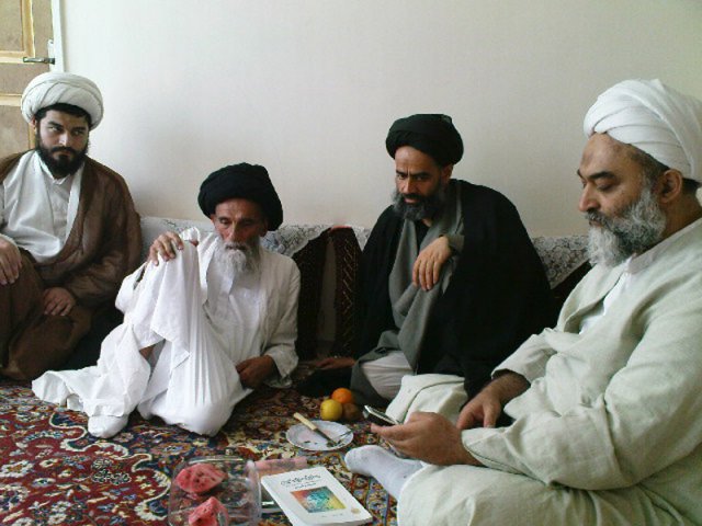 دیدار ایت الله نجفی ازمراجع وعلمای مشهد