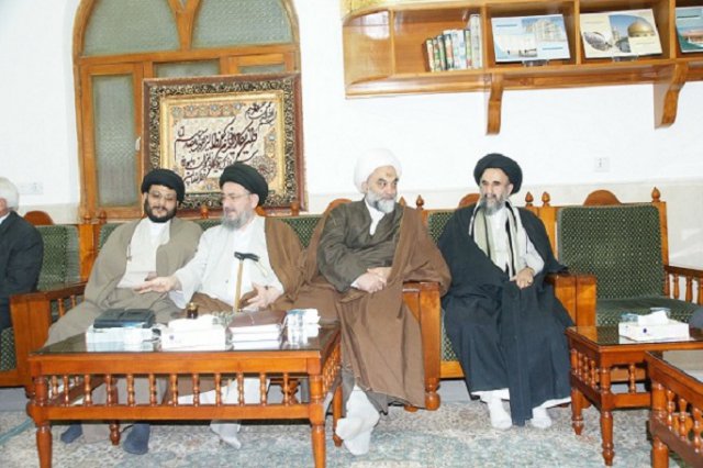 روایت تصویری سخنرانی ایت الله نجفی درنجف اشرف