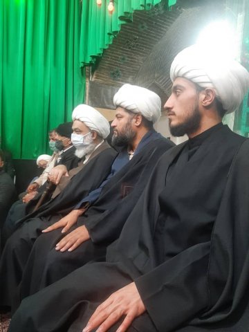 تجلیل از پیر غلامان و خادمان هیئت محترم عاشقان امام حسین (ع)- مسجد شیشه گری