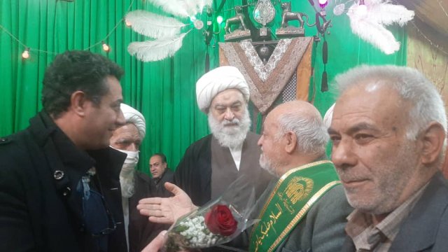 تجلیل از پیر غلامان و خادمان هیئت محترم عاشقان امام حسین (ع)- مسجد شیشه گری