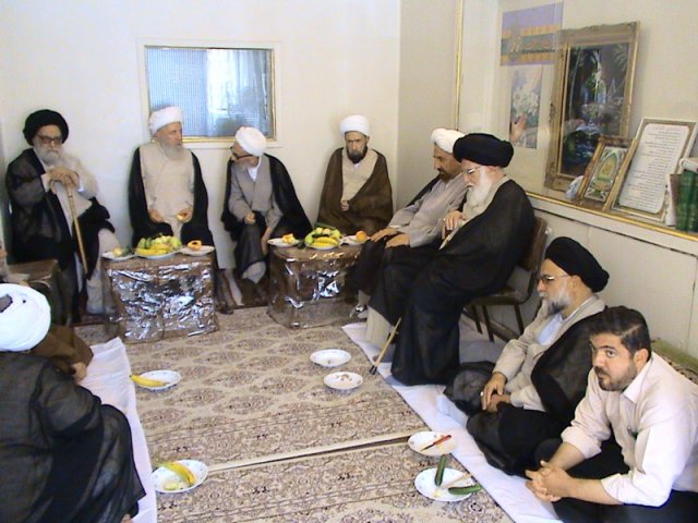 ضیافت به ایت الله محمدباقرشیرازی دراصفهان