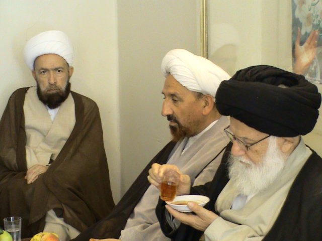 ضیافت به ایت الله محمدباقرشیرازی دراصفهان